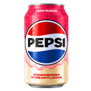 Pepsi Strawberries and Cream Zero 24x330ml (SEK 2 deposit)